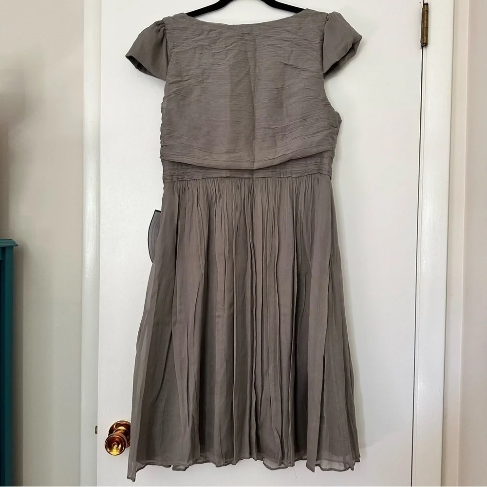J. Crew Mirabelle Dress In Silk Chiffon NEW